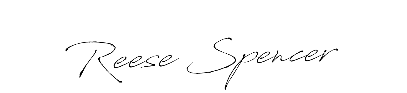 Reese Spencer stylish signature style. Best Handwritten Sign (Antro_Vectra) for my name. Handwritten Signature Collection Ideas for my name Reese Spencer. Reese Spencer signature style 6 images and pictures png