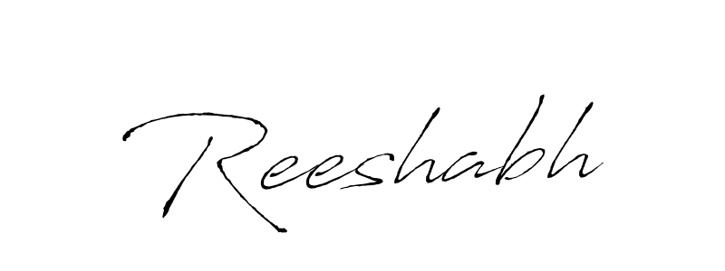 Design your own signature with our free online signature maker. With this signature software, you can create a handwritten (Antro_Vectra) signature for name Reeshabh. Reeshabh signature style 6 images and pictures png
