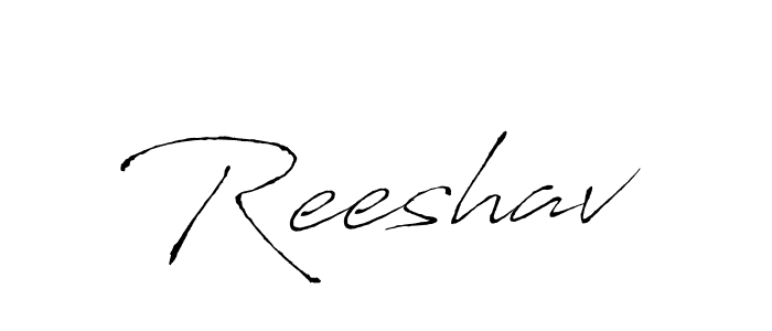 How to make Reeshav name signature. Use Antro_Vectra style for creating short signs online. This is the latest handwritten sign. Reeshav signature style 6 images and pictures png
