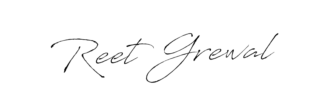 You should practise on your own different ways (Antro_Vectra) to write your name (Reet Grewal) in signature. don't let someone else do it for you. Reet Grewal signature style 6 images and pictures png