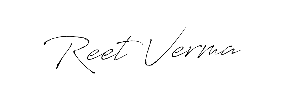 Use a signature maker to create a handwritten signature online. With this signature software, you can design (Antro_Vectra) your own signature for name Reet Verma. Reet Verma signature style 6 images and pictures png