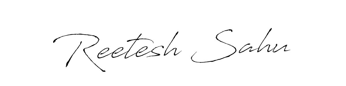 The best way (Antro_Vectra) to make a short signature is to pick only two or three words in your name. The name Reetesh Sahu include a total of six letters. For converting this name. Reetesh Sahu signature style 6 images and pictures png