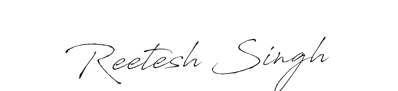 Reetesh Singh stylish signature style. Best Handwritten Sign (Antro_Vectra) for my name. Handwritten Signature Collection Ideas for my name Reetesh Singh. Reetesh Singh signature style 6 images and pictures png