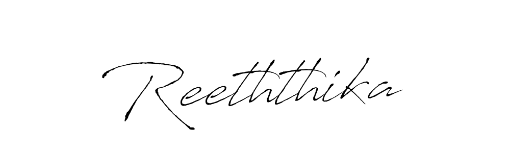 You should practise on your own different ways (Antro_Vectra) to write your name (Reeththika) in signature. don't let someone else do it for you. Reeththika signature style 6 images and pictures png