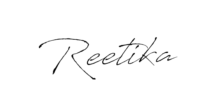 Also we have Reetika name is the best signature style. Create professional handwritten signature collection using Antro_Vectra autograph style. Reetika signature style 6 images and pictures png