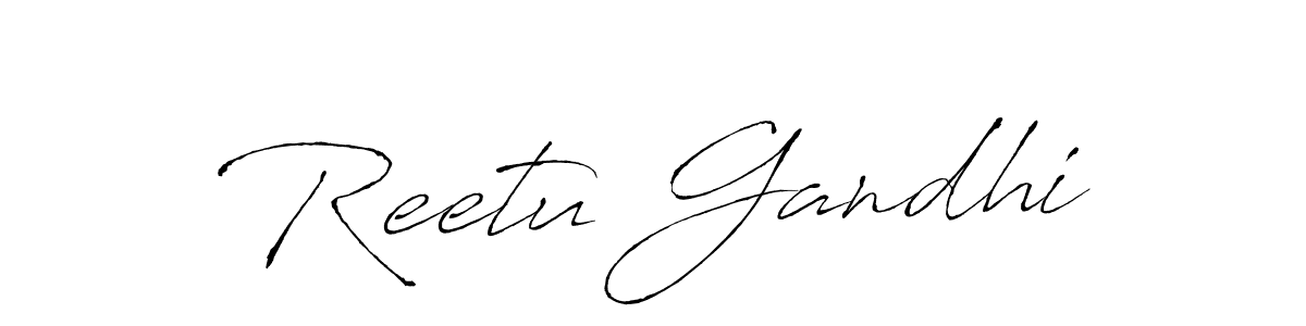 The best way (Antro_Vectra) to make a short signature is to pick only two or three words in your name. The name Reetu Gandhi include a total of six letters. For converting this name. Reetu Gandhi signature style 6 images and pictures png