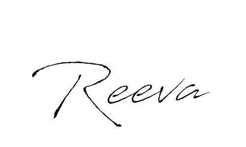 Antro_Vectra is a professional signature style that is perfect for those who want to add a touch of class to their signature. It is also a great choice for those who want to make their signature more unique. Get Reeva name to fancy signature for free. Reeva signature style 6 images and pictures png