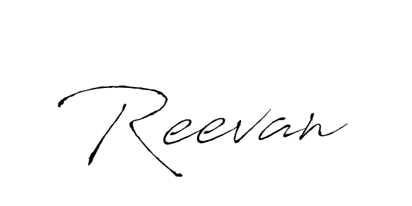 Design your own signature with our free online signature maker. With this signature software, you can create a handwritten (Antro_Vectra) signature for name Reevan. Reevan signature style 6 images and pictures png