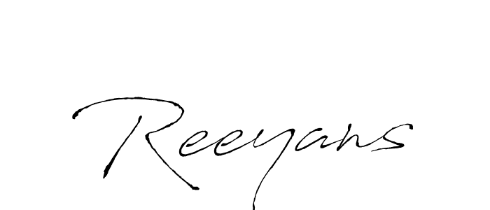 How to make Reeyans name signature. Use Antro_Vectra style for creating short signs online. This is the latest handwritten sign. Reeyans signature style 6 images and pictures png