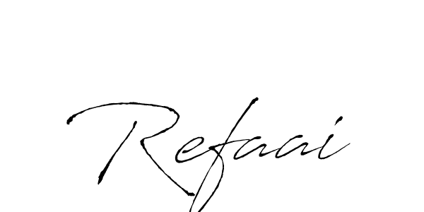 Make a beautiful signature design for name Refaai. With this signature (Antro_Vectra) style, you can create a handwritten signature for free. Refaai signature style 6 images and pictures png