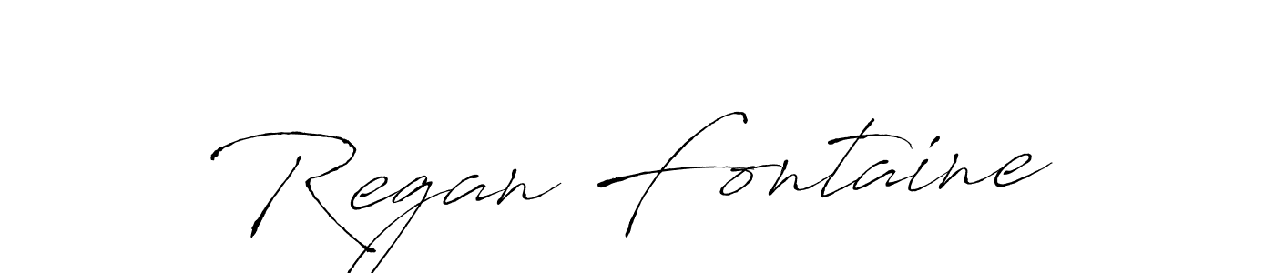 if you are searching for the best signature style for your name Regan Fontaine. so please give up your signature search. here we have designed multiple signature styles  using Antro_Vectra. Regan Fontaine signature style 6 images and pictures png