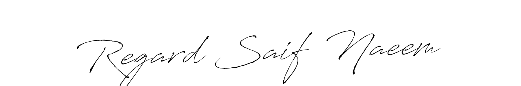 See photos of Regard Saif  Naeem official signature by Spectra . Check more albums & portfolios. Read reviews & check more about Antro_Vectra font. Regard Saif  Naeem signature style 6 images and pictures png