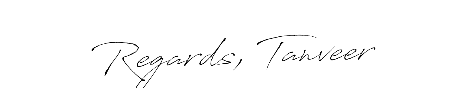 You can use this online signature creator to create a handwritten signature for the name Regards, Tanveer. This is the best online autograph maker. Regards, Tanveer signature style 6 images and pictures png