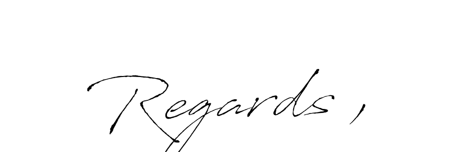 Once you've used our free online signature maker to create your best signature Antro_Vectra style, it's time to enjoy all of the benefits that Regards , name signing documents. Regards , signature style 6 images and pictures png
