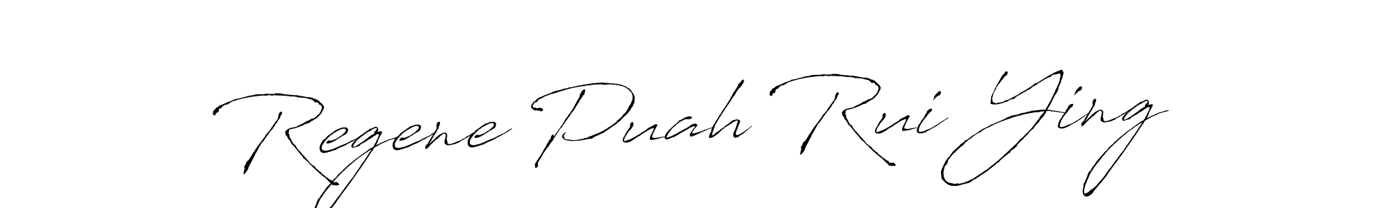 It looks lik you need a new signature style for name Regene Puah Rui Ying. Design unique handwritten (Antro_Vectra) signature with our free signature maker in just a few clicks. Regene Puah Rui Ying signature style 6 images and pictures png