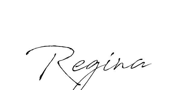 Use a signature maker to create a handwritten signature online. With this signature software, you can design (Antro_Vectra) your own signature for name Regina. Regina signature style 6 images and pictures png