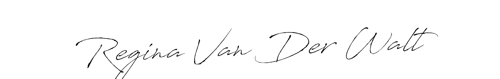 Make a beautiful signature design for name Regina Van Der Walt. With this signature (Antro_Vectra) style, you can create a handwritten signature for free. Regina Van Der Walt signature style 6 images and pictures png