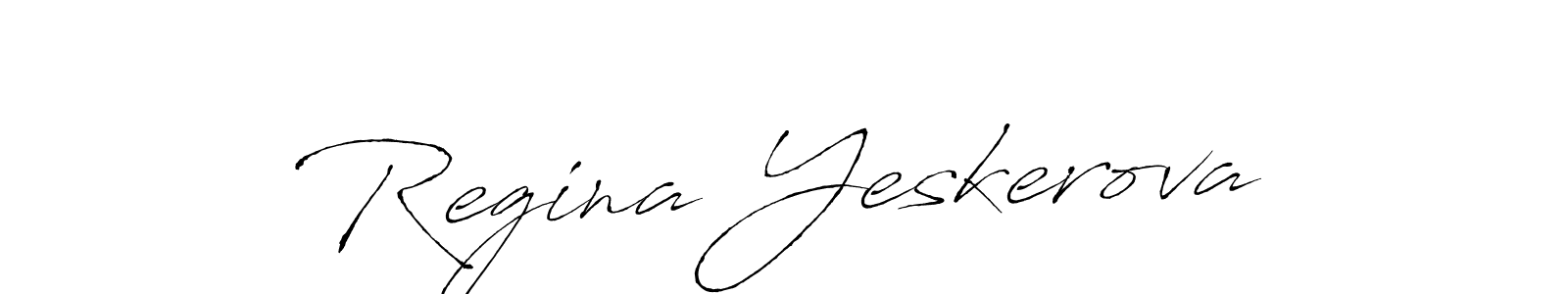 This is the best signature style for the Regina Yeskerova name. Also you like these signature font (Antro_Vectra). Mix name signature. Regina Yeskerova signature style 6 images and pictures png