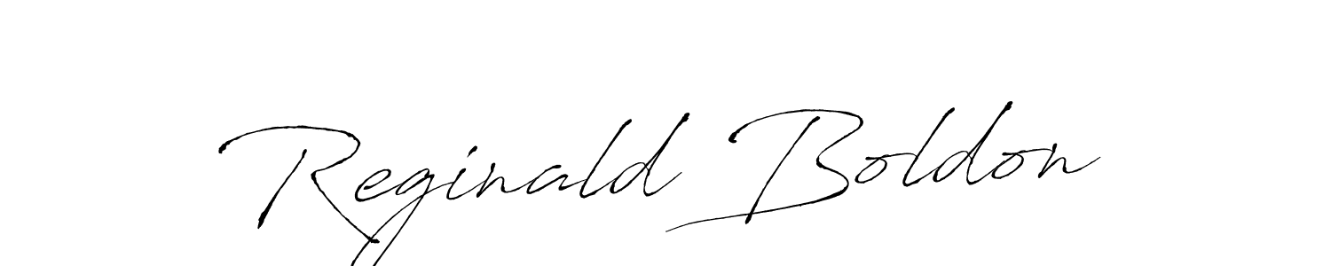 Reginald Boldon stylish signature style. Best Handwritten Sign (Antro_Vectra) for my name. Handwritten Signature Collection Ideas for my name Reginald Boldon. Reginald Boldon signature style 6 images and pictures png