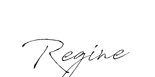 Also we have Regine name is the best signature style. Create professional handwritten signature collection using Antro_Vectra autograph style. Regine signature style 6 images and pictures png