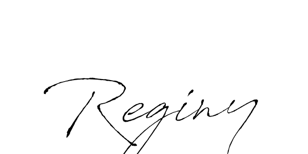 You should practise on your own different ways (Antro_Vectra) to write your name (Reginy) in signature. don't let someone else do it for you. Reginy signature style 6 images and pictures png