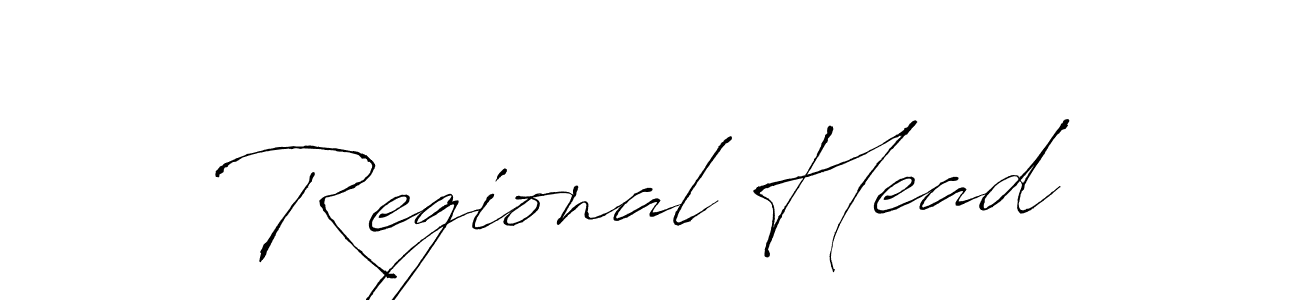 Create a beautiful signature design for name Regional Head. With this signature (Antro_Vectra) fonts, you can make a handwritten signature for free. Regional Head signature style 6 images and pictures png