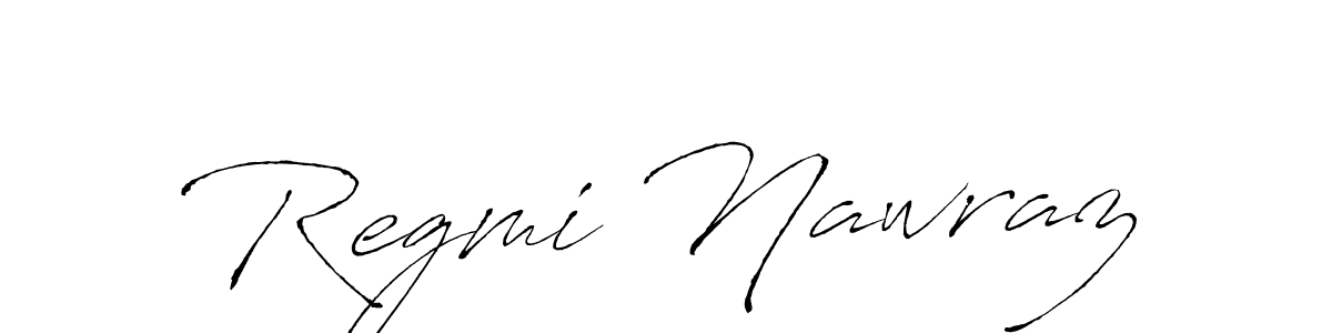 How to make Regmi Nawraz name signature. Use Antro_Vectra style for creating short signs online. This is the latest handwritten sign. Regmi Nawraz signature style 6 images and pictures png