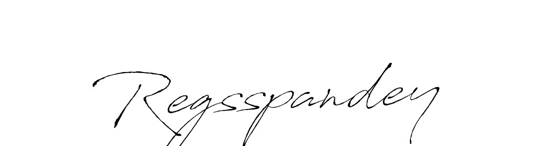 Make a beautiful signature design for name Regsspandey. With this signature (Antro_Vectra) style, you can create a handwritten signature for free. Regsspandey signature style 6 images and pictures png