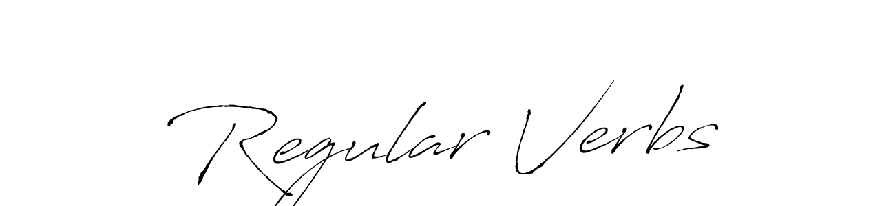 You can use this online signature creator to create a handwritten signature for the name Regular Verbs. This is the best online autograph maker. Regular Verbs signature style 6 images and pictures png