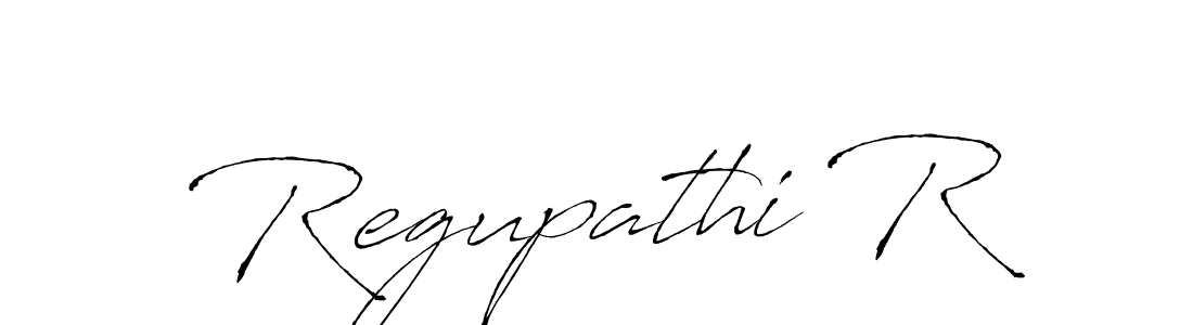 Use a signature maker to create a handwritten signature online. With this signature software, you can design (Antro_Vectra) your own signature for name Regupathi R. Regupathi R signature style 6 images and pictures png