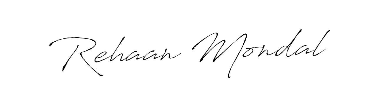 How to make Rehaan Mondal signature? Antro_Vectra is a professional autograph style. Create handwritten signature for Rehaan Mondal name. Rehaan Mondal signature style 6 images and pictures png
