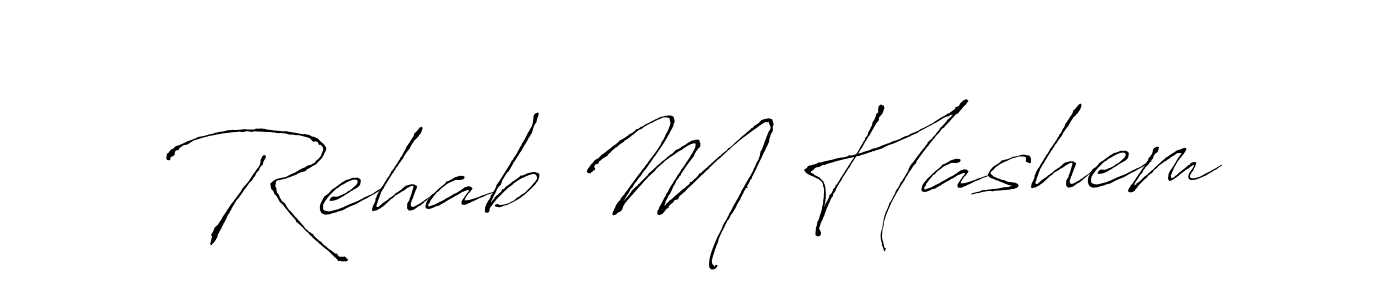 Use a signature maker to create a handwritten signature online. With this signature software, you can design (Antro_Vectra) your own signature for name Rehab M Hashem. Rehab M Hashem signature style 6 images and pictures png