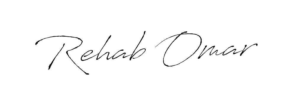 How to make Rehab Omar signature? Antro_Vectra is a professional autograph style. Create handwritten signature for Rehab Omar name. Rehab Omar signature style 6 images and pictures png