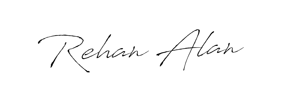 You should practise on your own different ways (Antro_Vectra) to write your name (Rehan Alan) in signature. don't let someone else do it for you. Rehan Alan signature style 6 images and pictures png