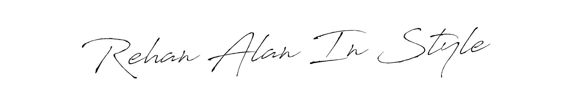 You should practise on your own different ways (Antro_Vectra) to write your name (Rehan Alan In Style) in signature. don't let someone else do it for you. Rehan Alan In Style signature style 6 images and pictures png