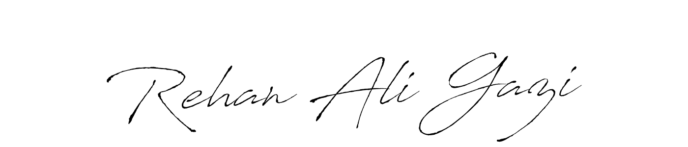 Make a short Rehan Ali Gazi signature style. Manage your documents anywhere anytime using Antro_Vectra. Create and add eSignatures, submit forms, share and send files easily. Rehan Ali Gazi signature style 6 images and pictures png