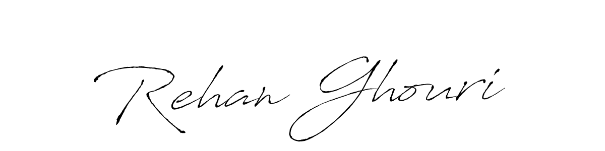 How to make Rehan Ghouri signature? Antro_Vectra is a professional autograph style. Create handwritten signature for Rehan Ghouri name. Rehan Ghouri signature style 6 images and pictures png