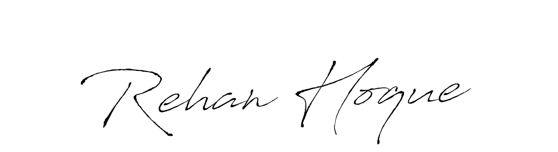 Rehan Hoque stylish signature style. Best Handwritten Sign (Antro_Vectra) for my name. Handwritten Signature Collection Ideas for my name Rehan Hoque. Rehan Hoque signature style 6 images and pictures png