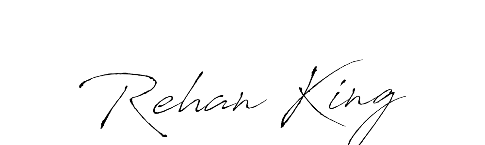 You should practise on your own different ways (Antro_Vectra) to write your name (Rehan King) in signature. don't let someone else do it for you. Rehan King signature style 6 images and pictures png