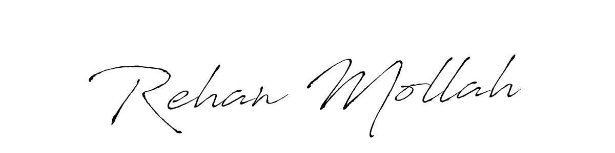 You should practise on your own different ways (Antro_Vectra) to write your name (Rehan Mollah) in signature. don't let someone else do it for you. Rehan Mollah signature style 6 images and pictures png