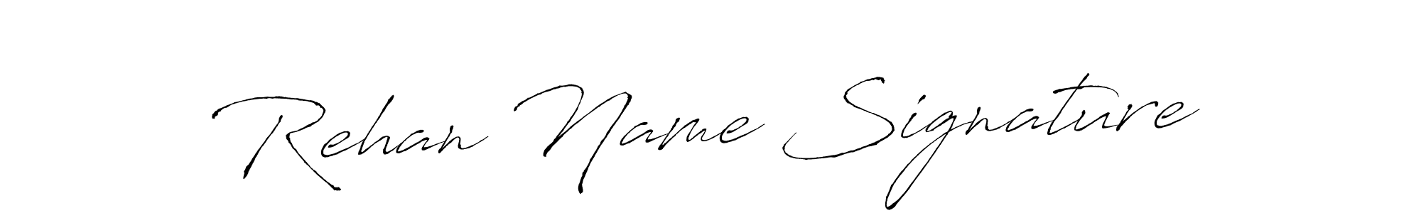 Use a signature maker to create a handwritten signature online. With this signature software, you can design (Antro_Vectra) your own signature for name Rehan Name Signature. Rehan Name Signature signature style 6 images and pictures png