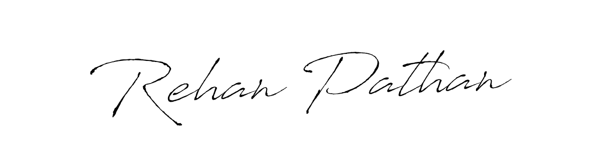 Also we have Rehan Pathan name is the best signature style. Create professional handwritten signature collection using Antro_Vectra autograph style. Rehan Pathan signature style 6 images and pictures png