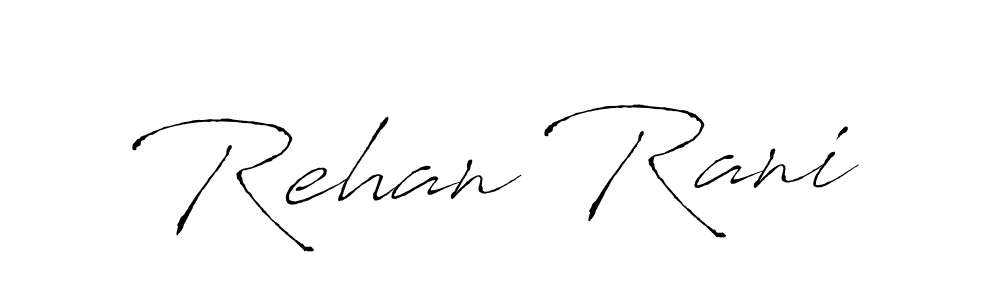 Use a signature maker to create a handwritten signature online. With this signature software, you can design (Antro_Vectra) your own signature for name Rehan Rani. Rehan Rani signature style 6 images and pictures png