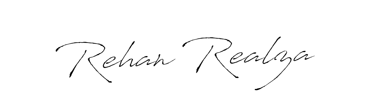 Also You can easily find your signature by using the search form. We will create Rehan Realza name handwritten signature images for you free of cost using Antro_Vectra sign style. Rehan Realza signature style 6 images and pictures png