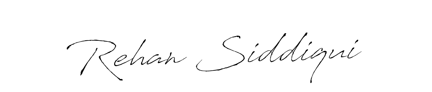 Also we have Rehan Siddiqui name is the best signature style. Create professional handwritten signature collection using Antro_Vectra autograph style. Rehan Siddiqui signature style 6 images and pictures png