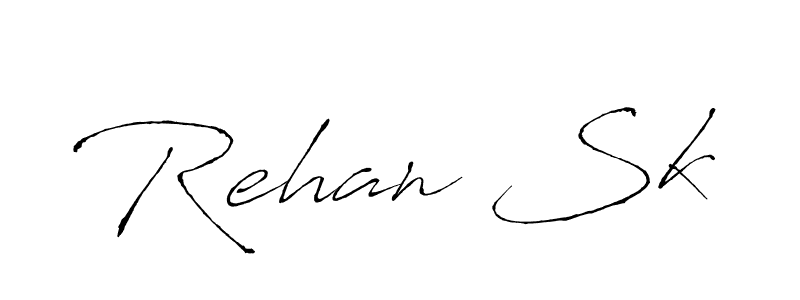 Antro_Vectra is a professional signature style that is perfect for those who want to add a touch of class to their signature. It is also a great choice for those who want to make their signature more unique. Get Rehan Sk name to fancy signature for free. Rehan Sk signature style 6 images and pictures png