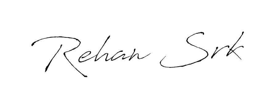 Rehan Srk stylish signature style. Best Handwritten Sign (Antro_Vectra) for my name. Handwritten Signature Collection Ideas for my name Rehan Srk. Rehan Srk signature style 6 images and pictures png