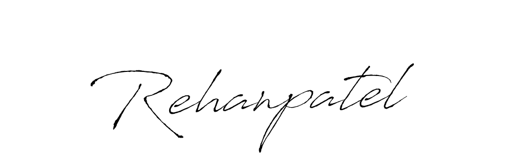 The best way (Antro_Vectra) to make a short signature is to pick only two or three words in your name. The name Rehanpatel include a total of six letters. For converting this name. Rehanpatel signature style 6 images and pictures png