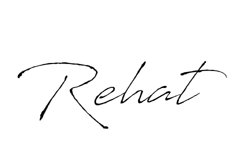 How to make Rehat signature? Antro_Vectra is a professional autograph style. Create handwritten signature for Rehat name. Rehat signature style 6 images and pictures png