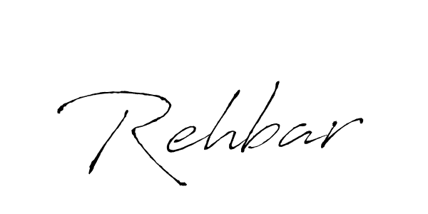 Design your own signature with our free online signature maker. With this signature software, you can create a handwritten (Antro_Vectra) signature for name Rehbar. Rehbar signature style 6 images and pictures png